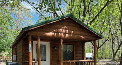Sister Lakes of Michigan Glamping Cabin #4