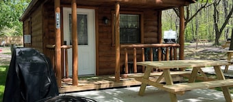 Sister Lakes of Michigan Glamping Cabin #4