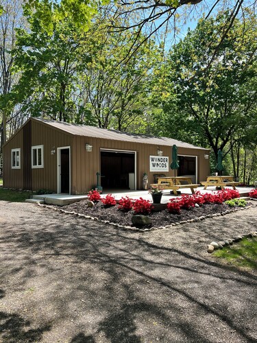 Sister Lakes of Michigan Glamping Cabin #4