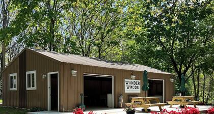 Sister Lakes of Michigan Glamping Cabin #4