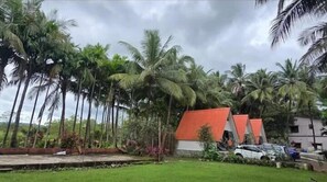 Front of property - Rustic Palms - Restaurant & Cabins (Alibag)