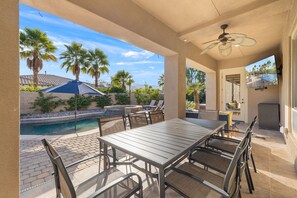 House, Accessible | 3 bedrooms - Relaxing Vacay Pool Spa Fire Pit Family Games (Indio)