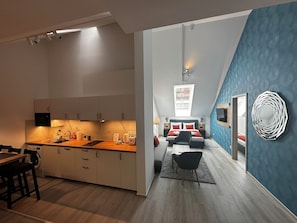 Standard Apartment, 1 Bedroom, Non Smoking, Kitchen | Interior - B40 Green ApartRooms (Budapest)