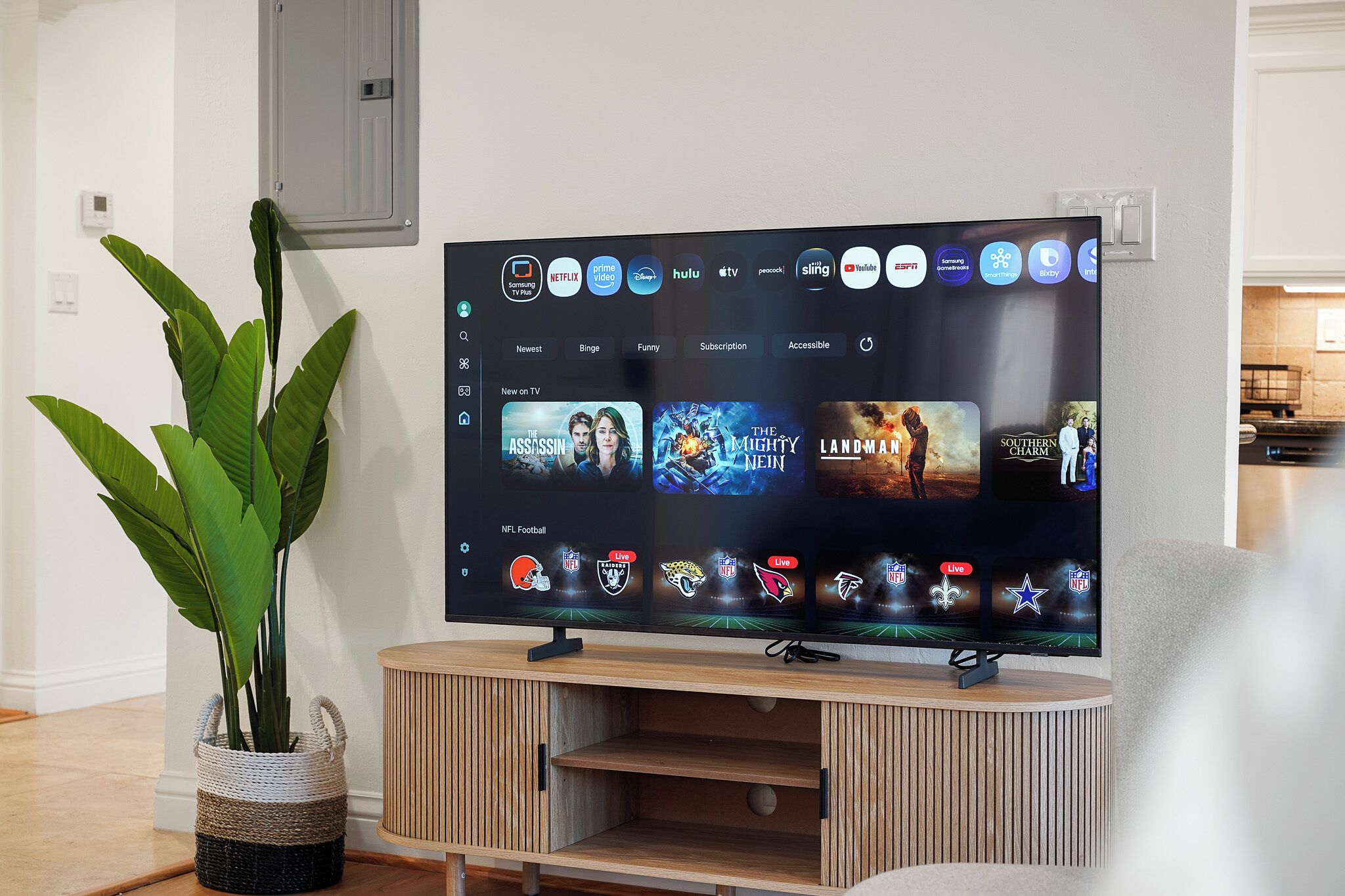 Huis, 2 slaapkamers, patio, uitzicht op meer | Interieur