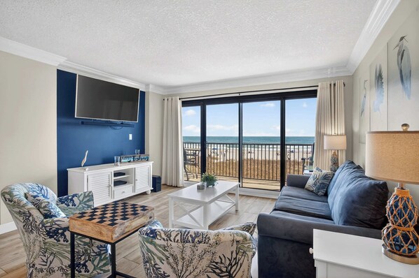TV, offices - Beach Lover's Retreat 3BR North Myrtle Beach Gem (North Myrtle Beach)