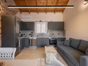 Interior - To Petrino Stone Mountain Retreat With Private Pool (Platanias)