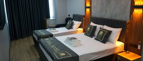 Frette Italian sheets, premium bedding, down duvets, Select Comfort beds