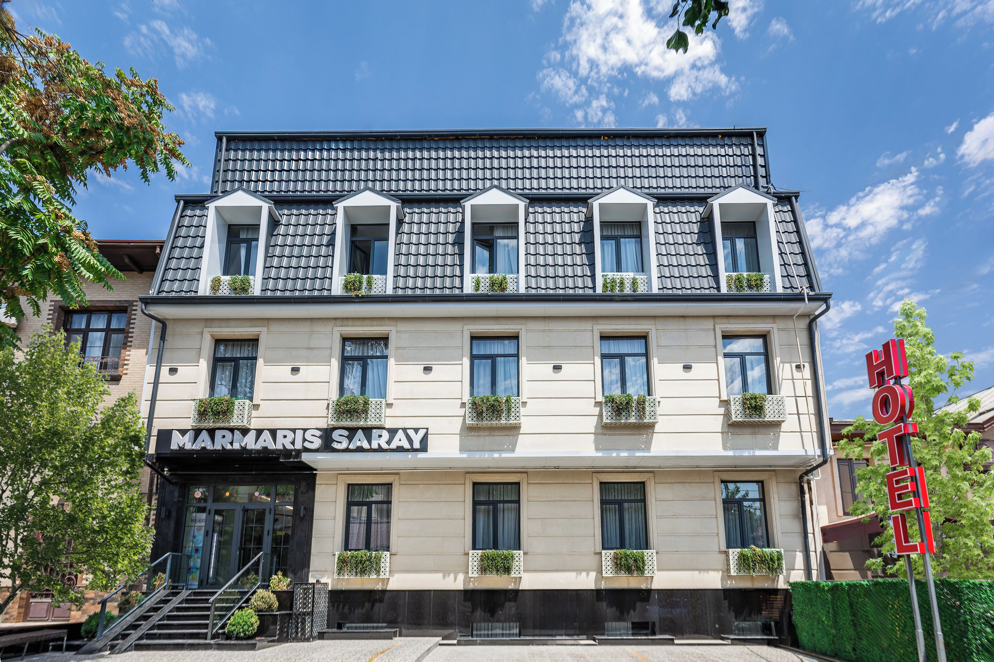 Fassade der Unterkunft