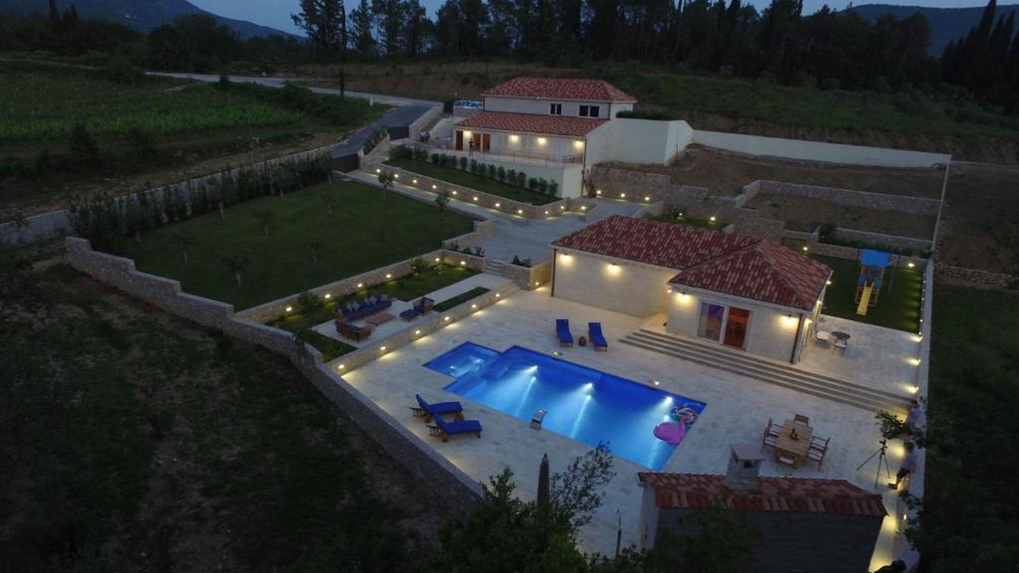 Indoor pool, outdoor pool