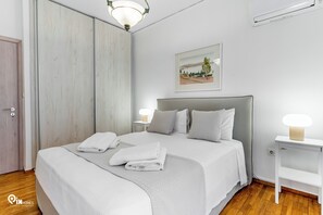 2 Schlafzimmer, Schreibtisch, Bügeleisen/Bügelbrett, kostenloses WLAN