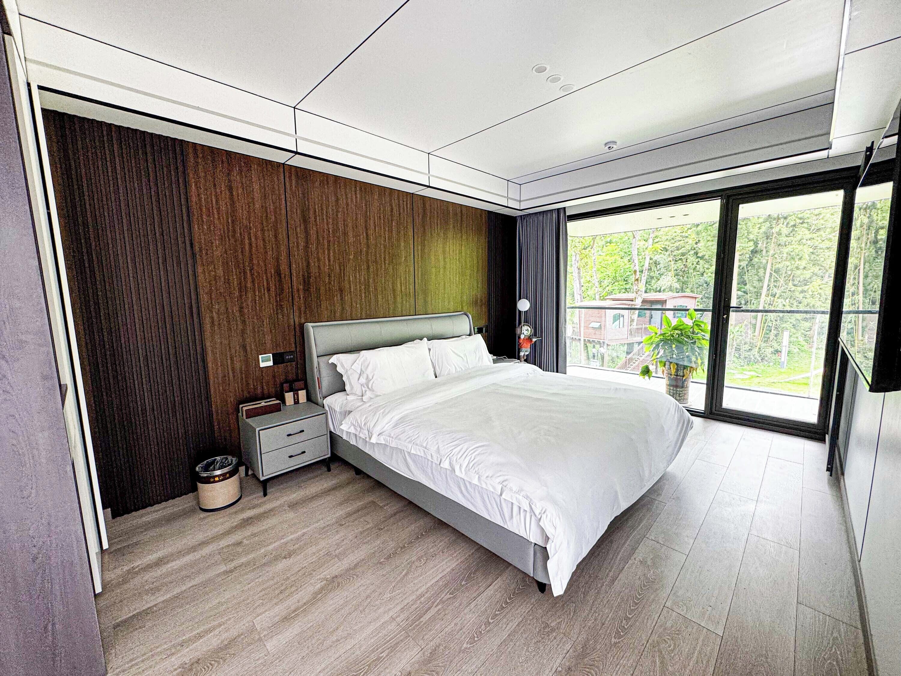 Luxury Double Room, Patio, Hill View | View from room