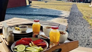 Spiseområde på rommet
