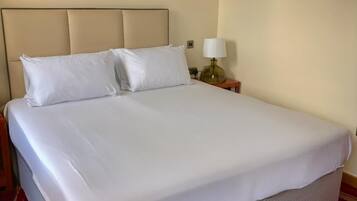 Habitación con 1 cama doble o 2 individuales, vistas a la ciudad | Caja fuerte, escritorio, espacio para trabajar con un portátil