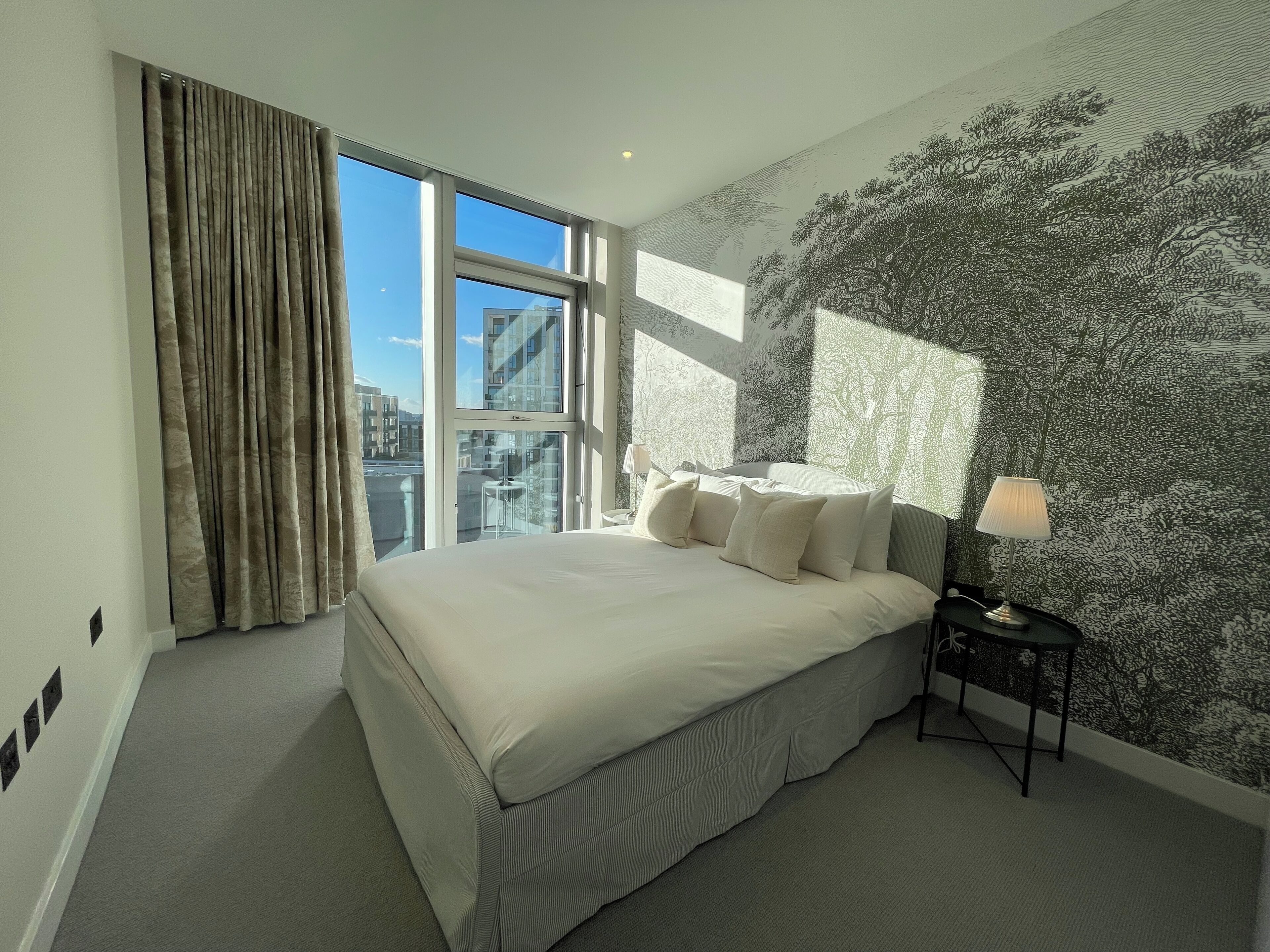 アパートメント バルコニー シティビュー | 遮光カーテン、防音設備、アイロン / アイロン台、WiFi (無料)