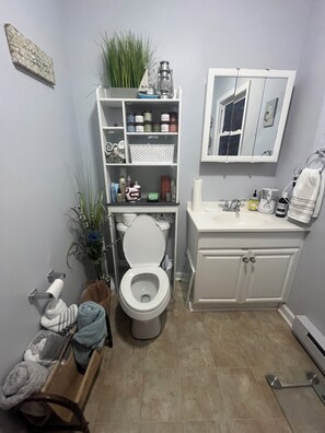 Sèche-cheveux, papier toilette