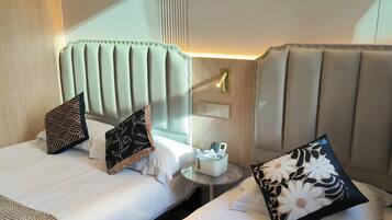 Superior Twin Room | Blackout drapes, iron/ironing board, free WiFi, bed sheets