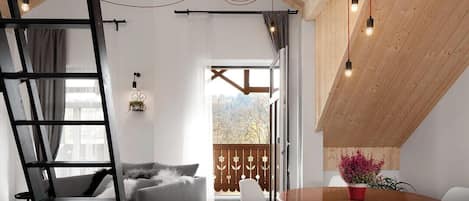 Loftsrom | Lydisolert, strykejern/-brett og wi-fi (inkludert)