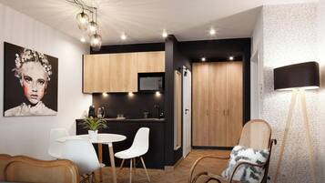 Studio | Ljudisolering, strykjärn/strykbräda och gratis wi-fi