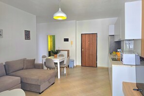 Family Apartment, Multiple Bedrooms (Happy Stay Qerret 097) | Living area - Happy Stay Qerret Apartments (Golem)