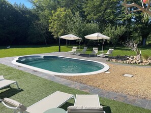 Indoor pool, outdoor pool