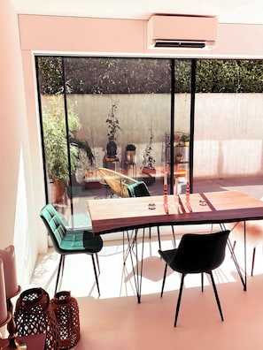 Apartment, 1 Bedroom, Accessible, Patio | Dining room - Lovely Appartment With a big Terrace in the Heart of Lugano (Lugano)