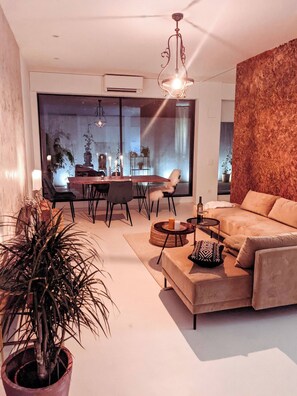 Apartment, 1 Bedroom, Accessible, Patio | Living area - Lovely Appartment With a big Terrace in the Heart of Lugano (Lugano)