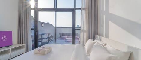 1 soverom, safe på rommet, strykejern/-brett og wi-fi (inkludert)