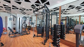 Fitness facility - Free housekeeping visits during your stay - StayShort - Comfortable Studio Stay in Square Tower Ideal for 2 (JVC)