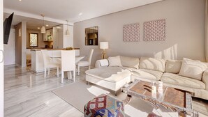 Living area - Penthouse on the beach - Elviria (marbella)