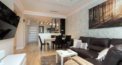 Myśliwska 22A Danzig | Familienapartment | Garten | 2 Parkplätze | Arbeitsplatz