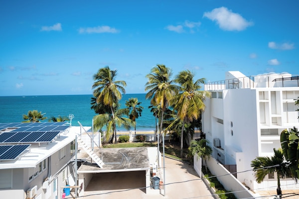 Vue depuis lâhĂ©bergement