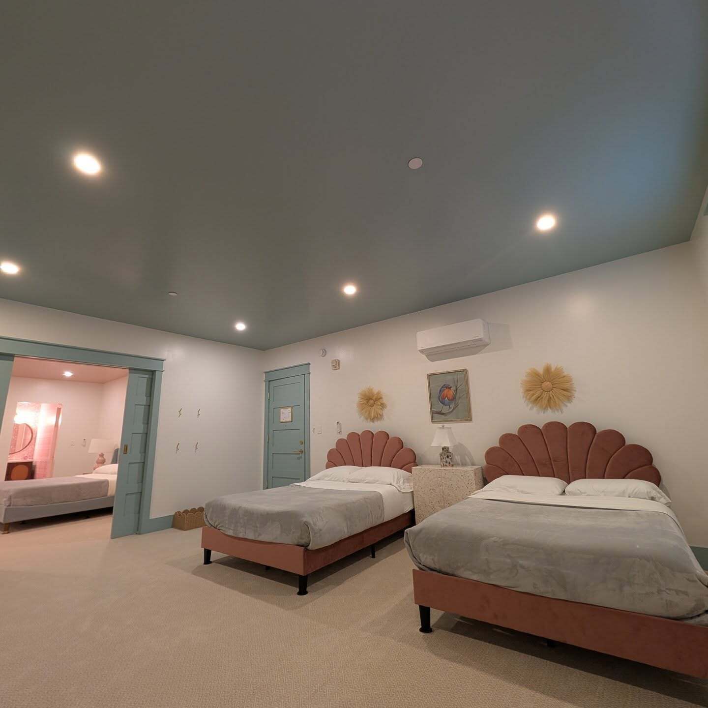 Perhesviitti, tupakointi kielletty, näköala puutarhaan | Silitysrauta/-lauta, ilmainen Wi-Fi