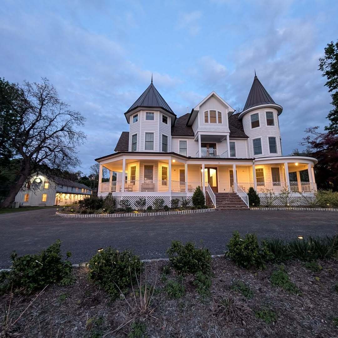 Front of property – evening/night
