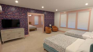 Suite familiar, vista al jardín | Tabla de planchar con plancha y wifi gratis