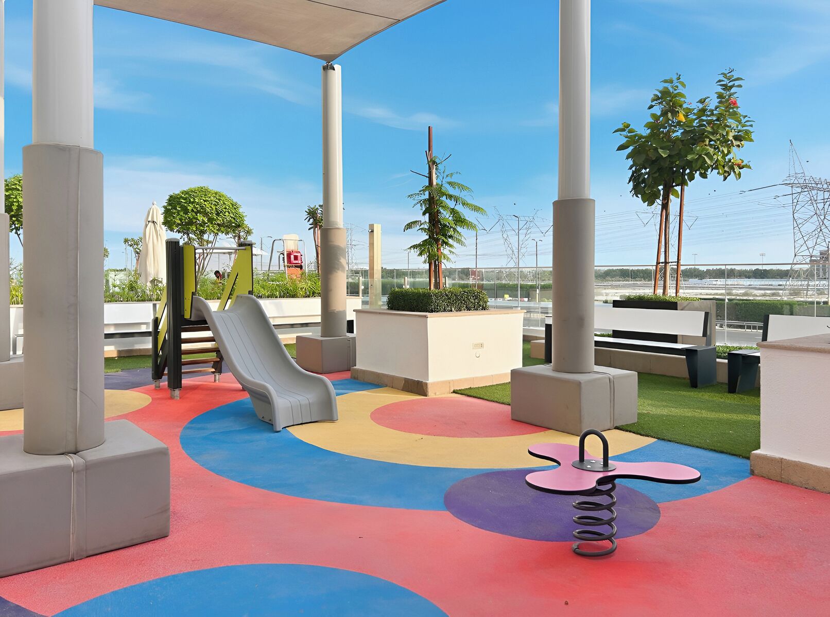 Udendørs legeområde for børn