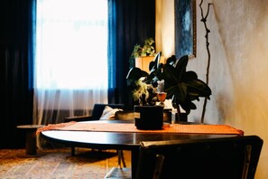 Dining - Dark & Moody Mid Century Apartment (Riga)