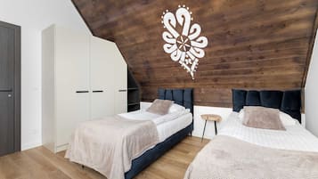 2 chambres, fer et planche à repasser, lit de bébé portatif, Wi-Fi