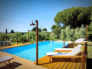Pool - Suite 'Masseria Latorre - Antica Lamia' with Garden, Wi-Fi and Air Conditioning (Locorotondo)