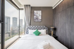 Luxury Apartment, 2 Bedrooms, Kitchen, City View | Free minibar, desk, laptop workspace, blackout curtains - Sunny Lumiere Riverside Luxury Residence (Ho Chi Minh)