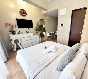 Shared Dormitory, 1 Bedroom, Accessible, Smoking | 1 bedroom - Room-stylish Studio Stay at Saint Domini (Iloilo)