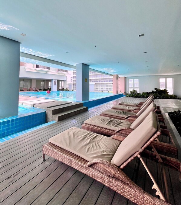 Shared Dormitory, 1 Bedroom, Accessible, Smoking | Pool | Outdoor pool - Room-stylish Studio Stay at Saint Domini (Iloilo)