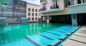 Shared Dormitory, 1 Bedroom, Accessible, Smoking | Pool | Outdoor pool - Room-stylish Studio Stay at Saint Domini (Iloilo)