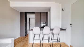 Apartment, 1 Double Bed with Sofa bed, Balcony | Living area