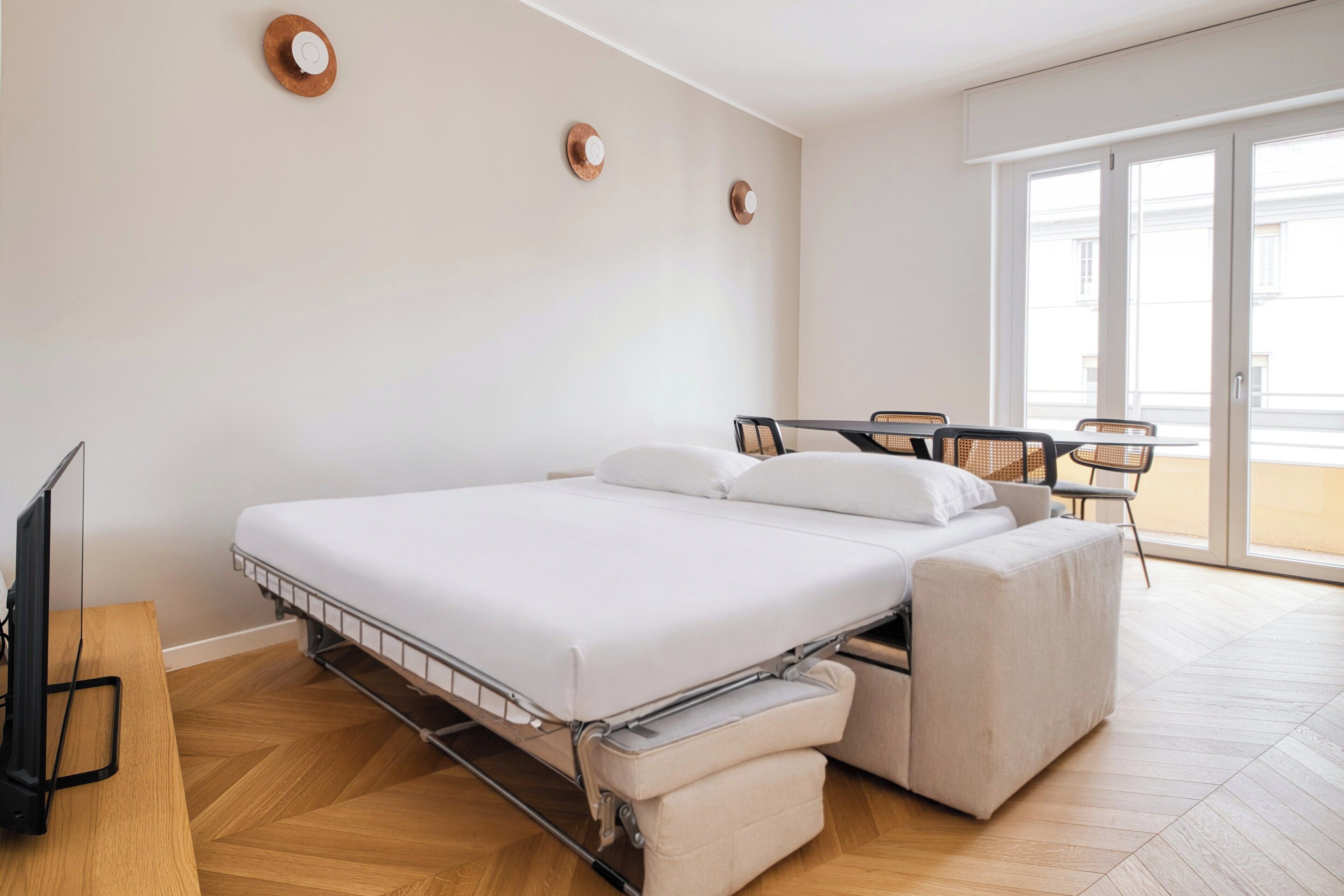 Apartment, 2 Bedrooms, Balcony | Living area