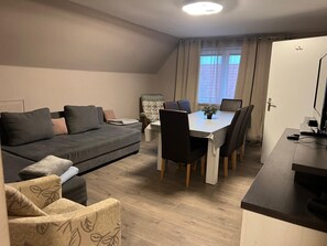 Fernseher, Kamin