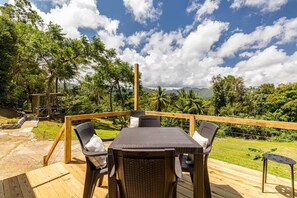 Outdoor dining - Coqui Haven Hideaway Rainforest View (luquillo)