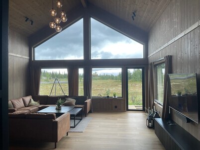 Luxury 6-bedroom building in lovely Hallingdal mountains with sauna and hot tub