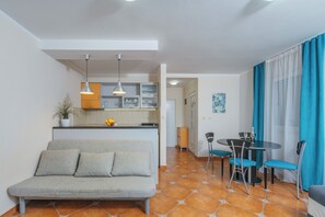 Familielejlighed - balkon | Opholdsområde