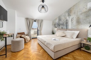 4 bedrooms, iron/ironing board, WiFi, bed sheets - Villa Marija Medulin - Luxury Villa with Private Pool and Sauna in the Center of Medulin, Just Minutes from the Beach (Medulin)