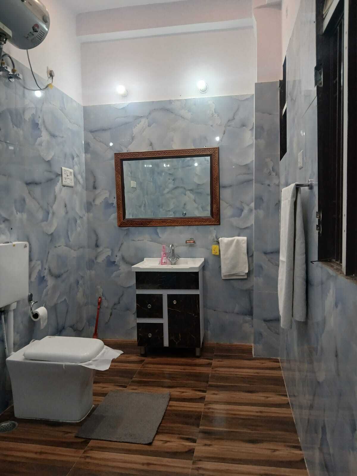 Towels, soap, toilet paper